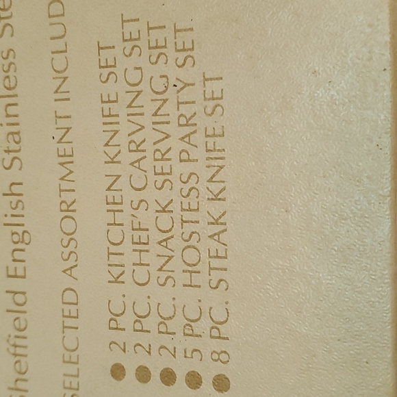 Vintage Sheffield English Cutlery 19 Piece Treasure Chest - Picture 8 of 8